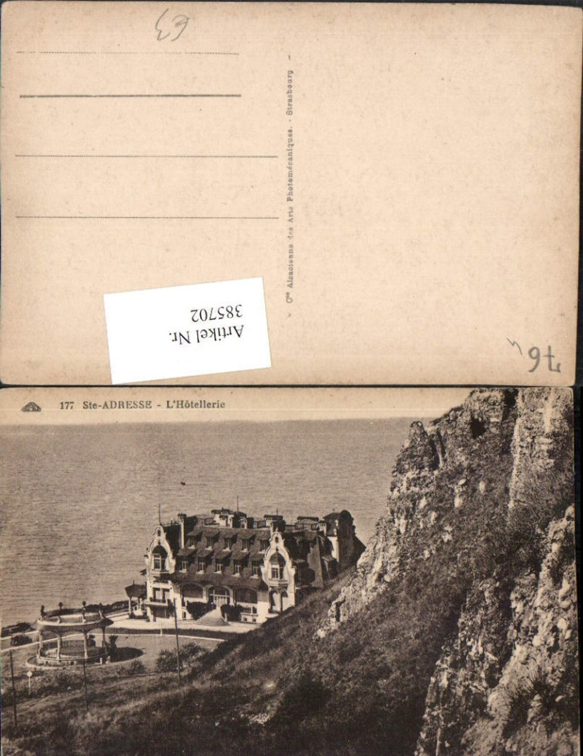 385702,Haute-Normandie Seine-Maritime Sainte-Adresse L'Hotellerie Hotel