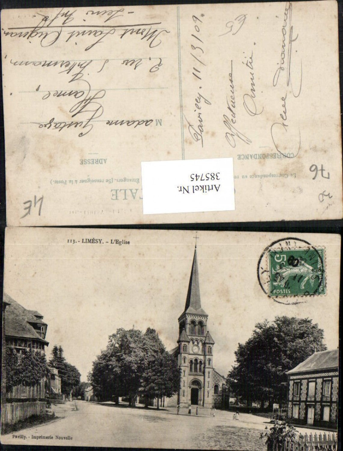 385745,Haute-Normandie Seine-Maritime Limesy L'Eglise Kirche