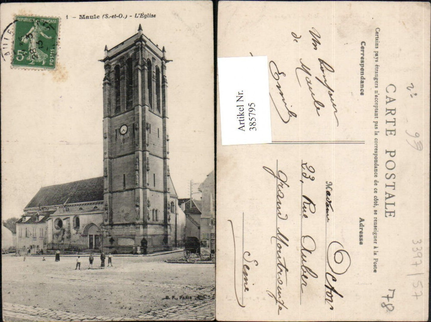 385795,Ile-de-France Yvelines Maule L'Eglise Kirche