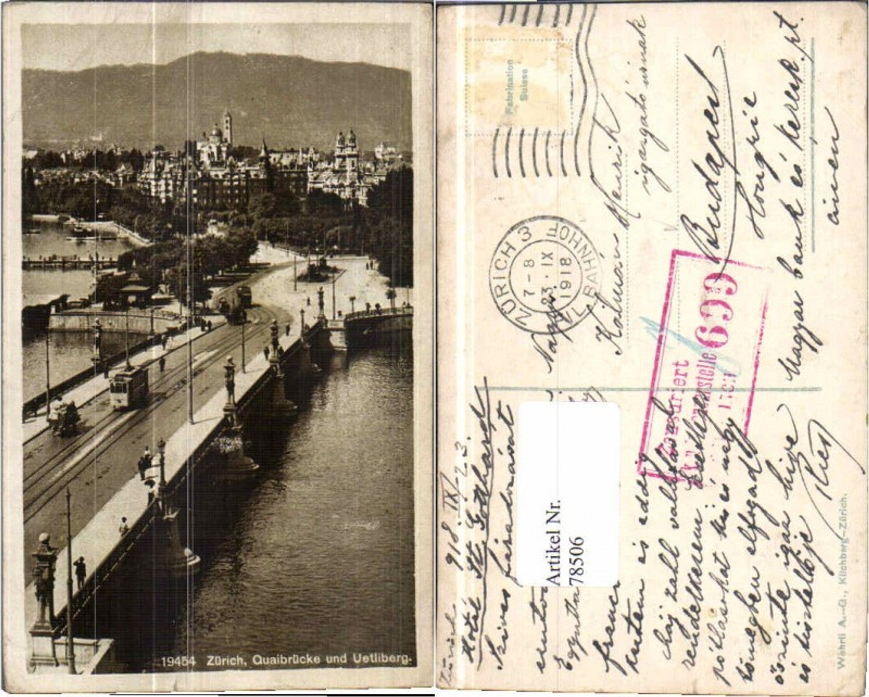 Alte Ansichtskarte – Old Postcard