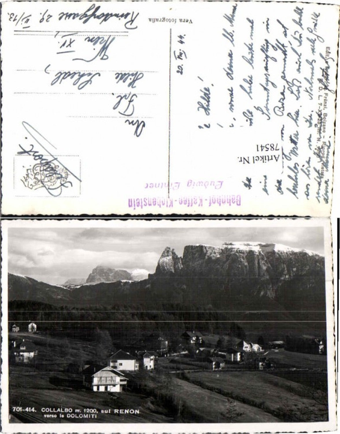 Alte Ansichtskarte – Old Postcard