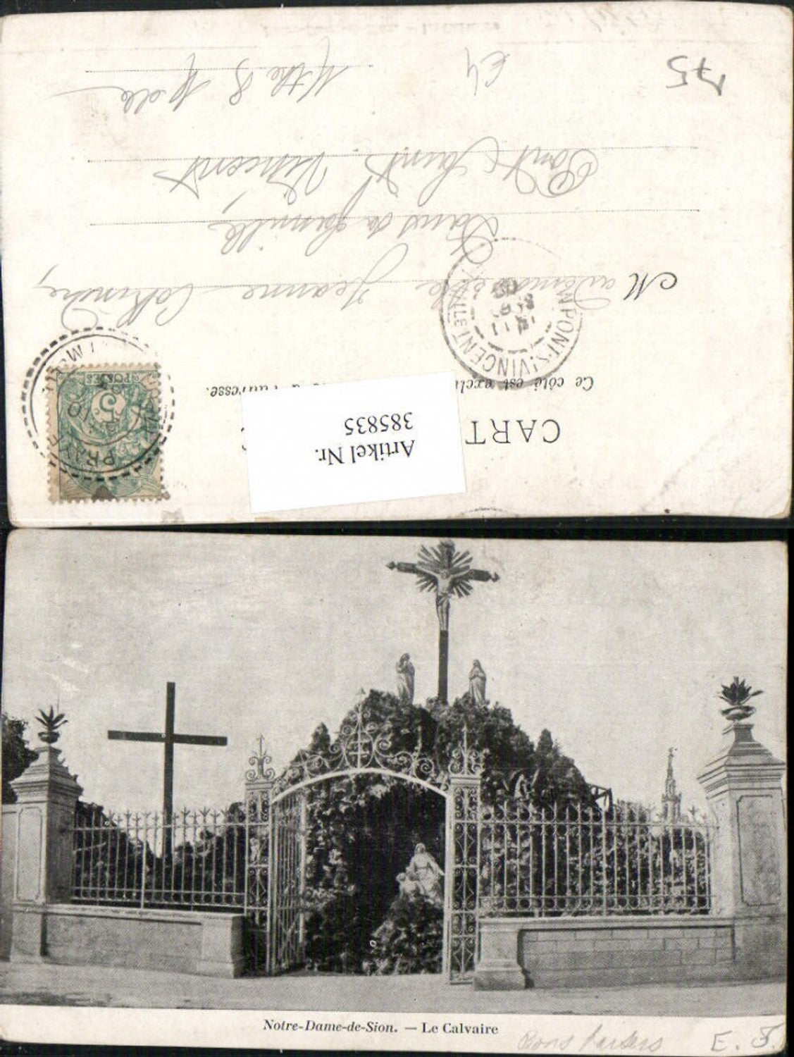 385835,Lothringen Meurthe-et-Moselle Praye Notre-Dame-de-Sion Calvaire Kalvarienberg