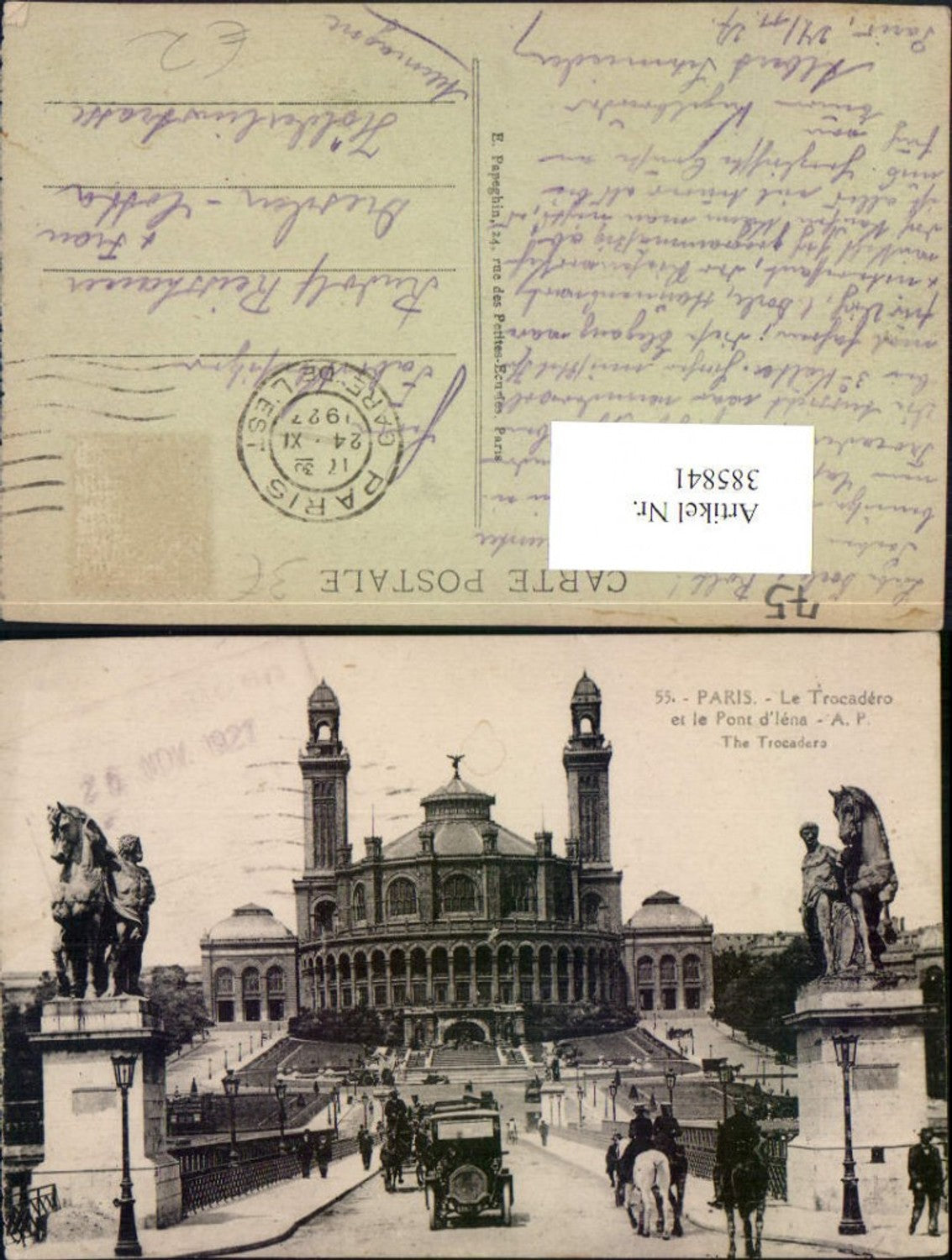 385841,Ile-de-France Paris Le Trocadero et le Pont d'Iena Gebäude Brücke