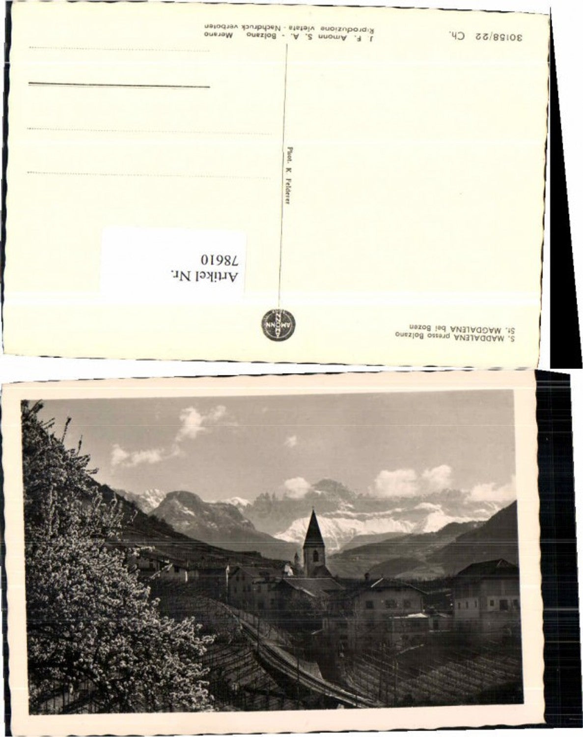Alte Ansichtskarte – Old Postcard