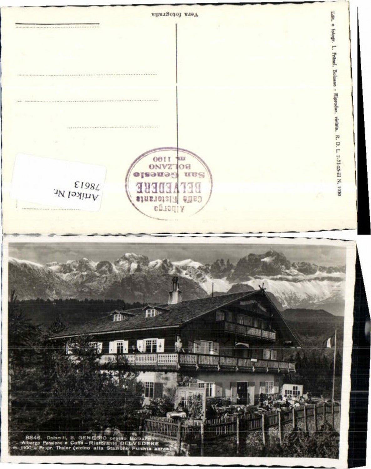 Alte Ansichtskarte – Old Postcard