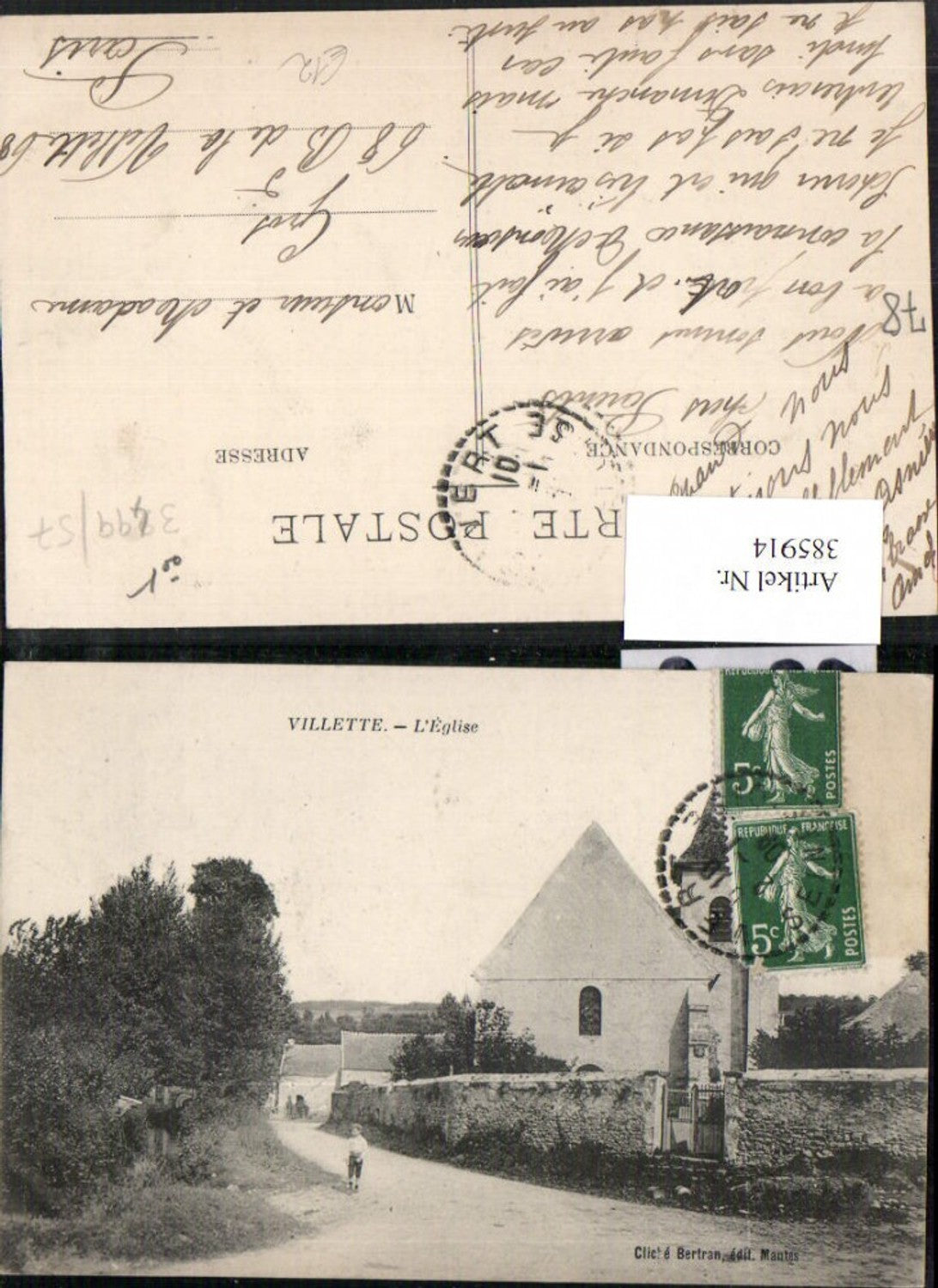 385914,Ile-de-France Yvelines Villette L'Eglise Kirche