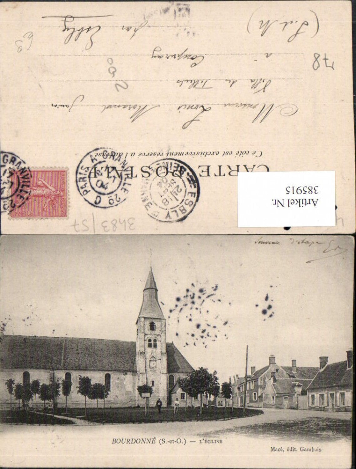 385915,Ile-de-France Yvelines Bourdonne L'Eglise Kirche