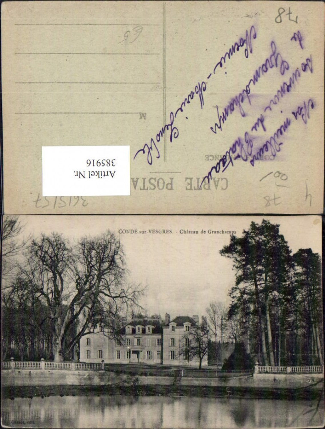 385916,Ile-de-France Yvelines Conde-sur-Vesgres Chateau de Granchamps Schloss