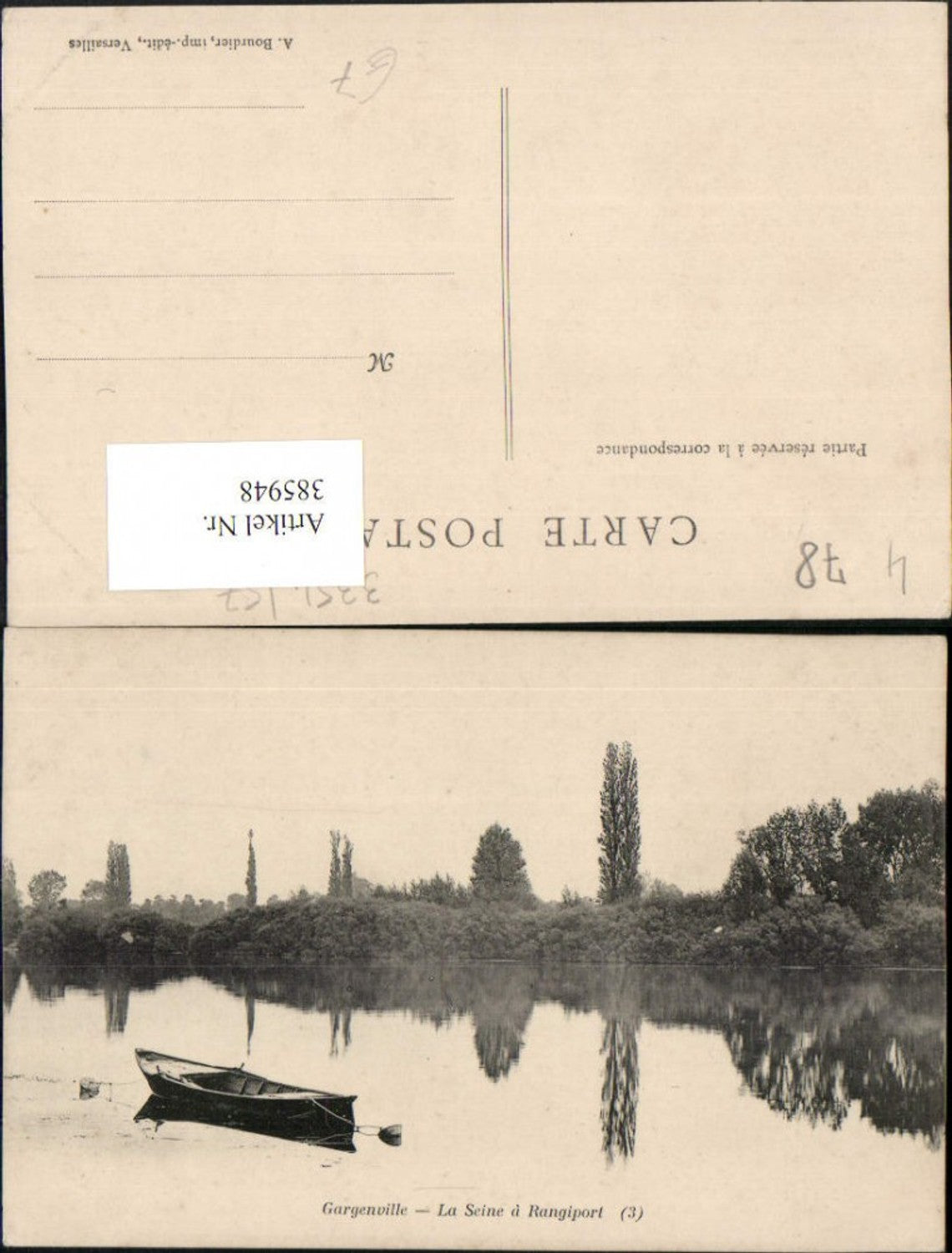 385948,Ile-de-France Yvelines Gargenville La Seine a Rangiport Fluss Boot