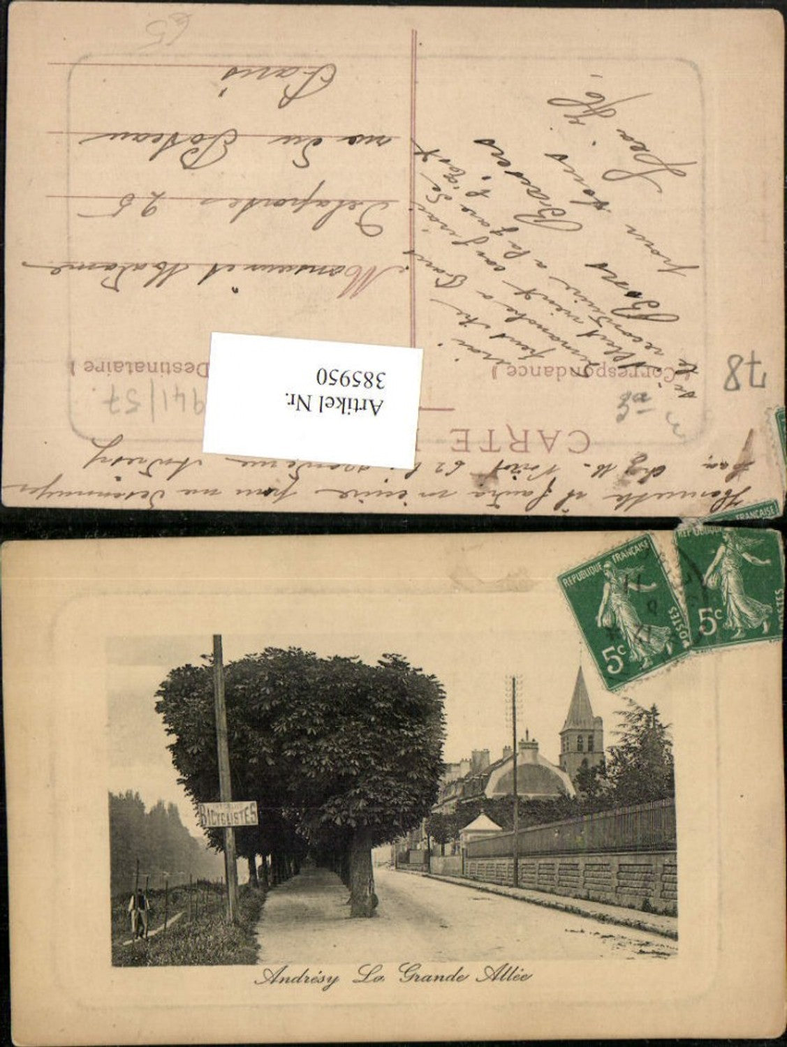 385950,Ile-de-France Yvelines Andresy La Grande Allee Straßenansicht