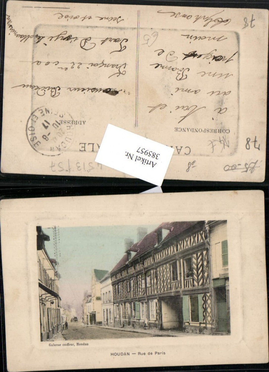 385957,Ile-de-France Yvelines Hudan Rue de Paris Straßenansicht