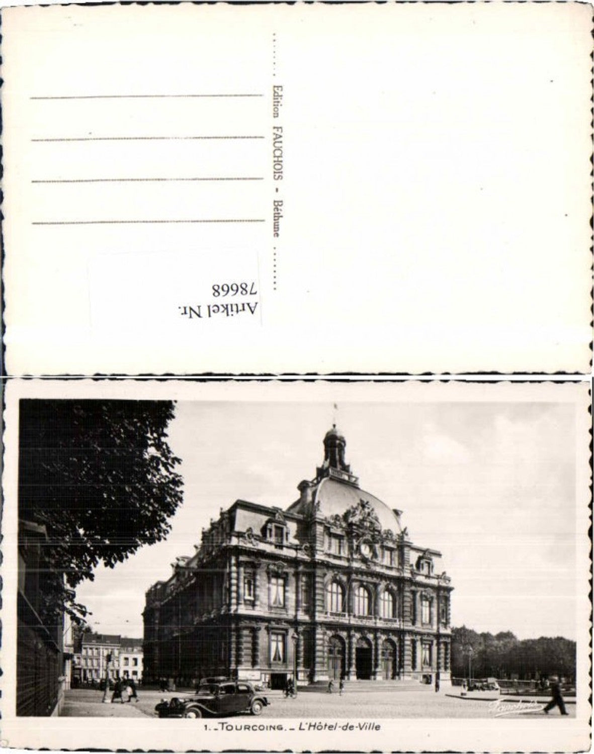 78668,Tourcoing Oldtimer m. Hotel De Ville