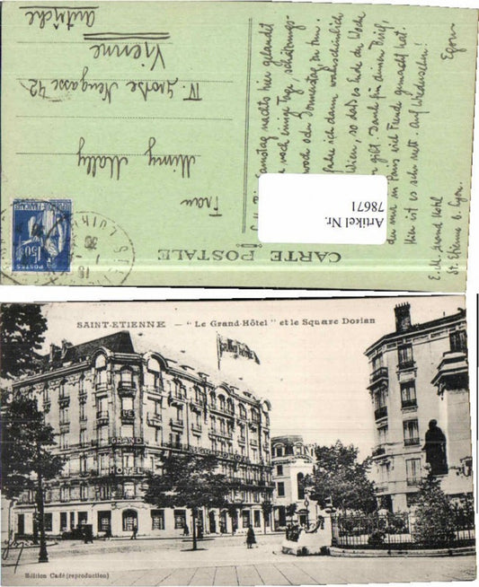 78671,Saint Etienne Grand Hotel 1930