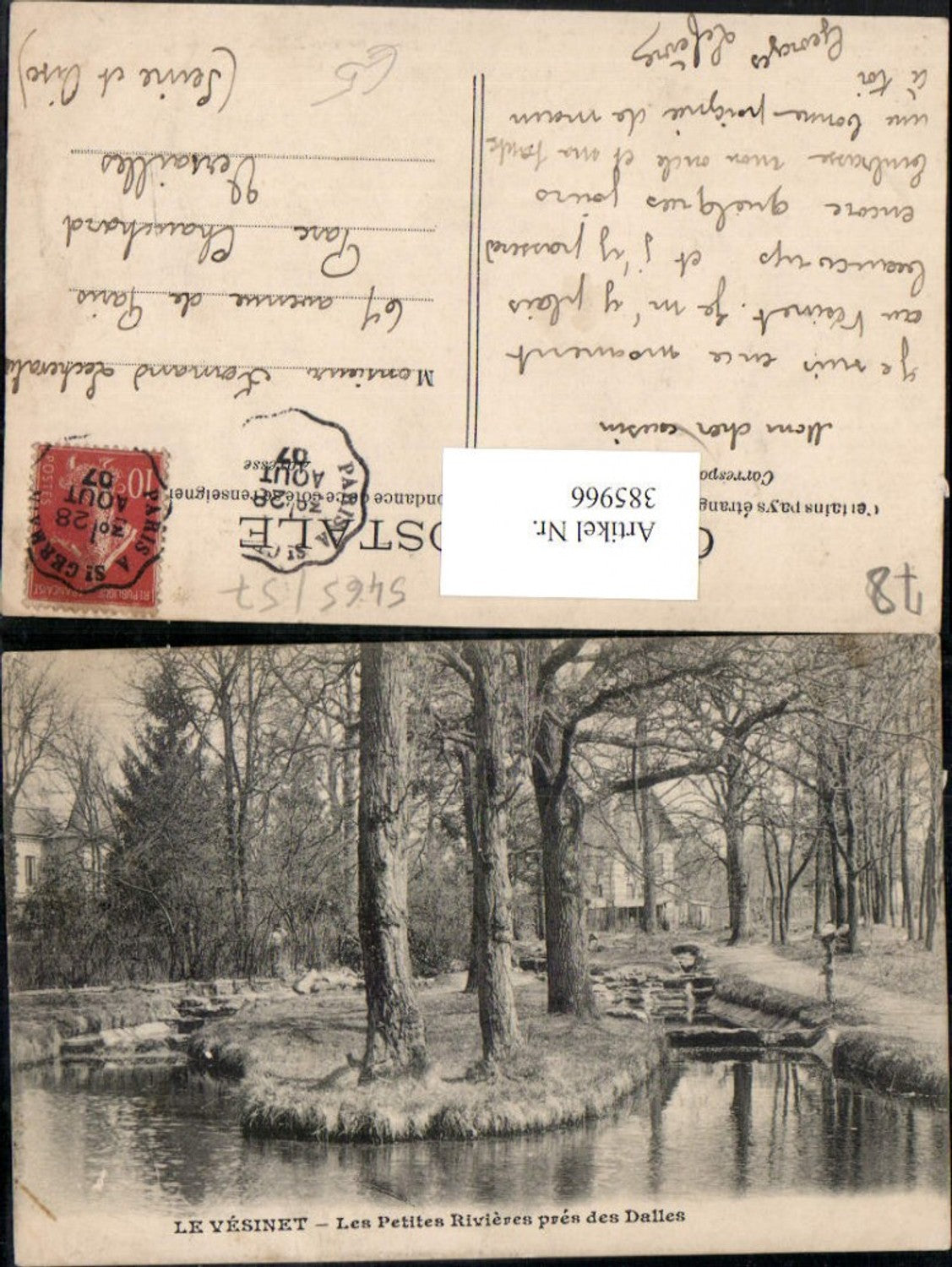 385966,Ile-de-France Yvelines Le Vesinet Les Petites Rivieres pres des Dalles Partie