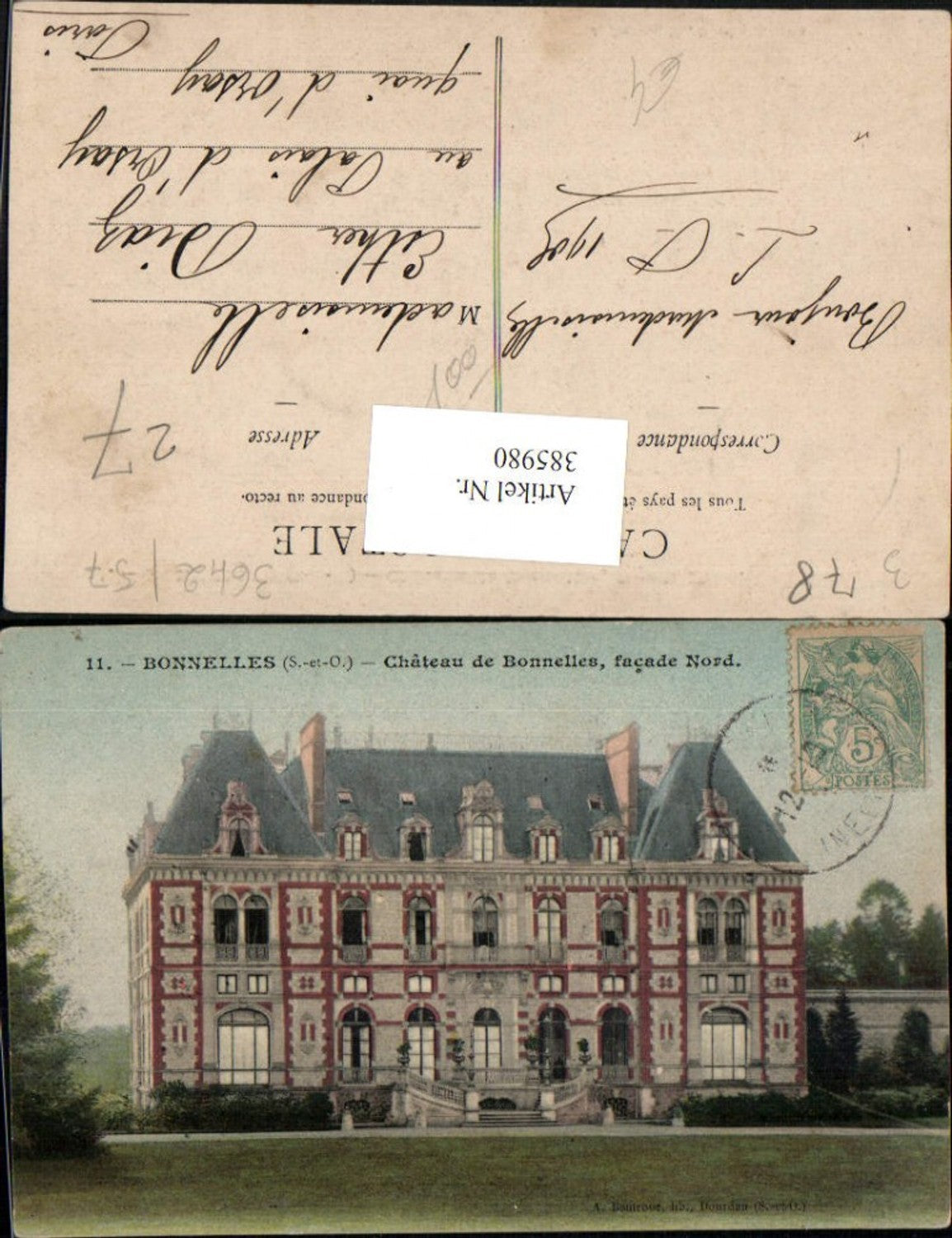 385980,Ile-de-France Yvelines Bonnelles Chateau de Bonnelles Schloss