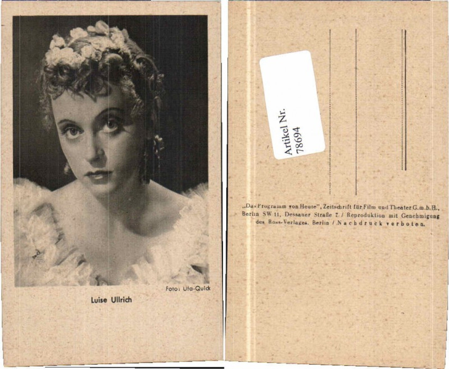 78694,Luise Ullrich Haar Mode