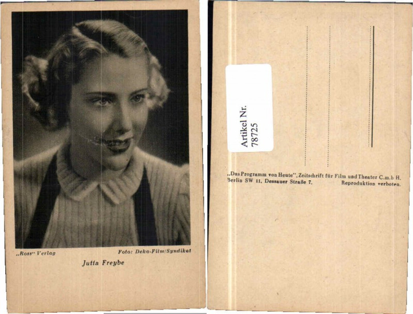 78725,Jutta Freybe Ross Verlag