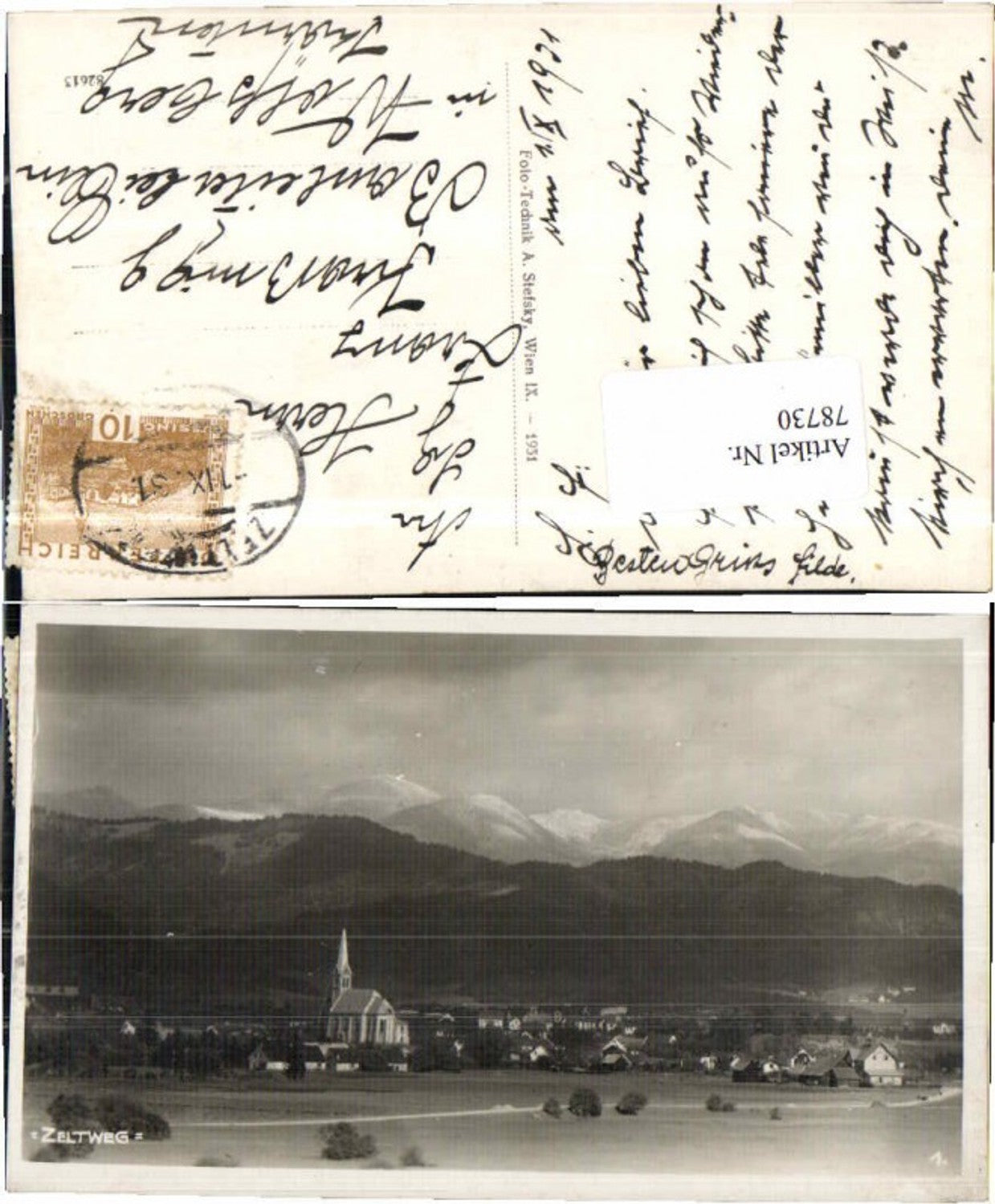 Alte Ansichtskarte – Old Postcard