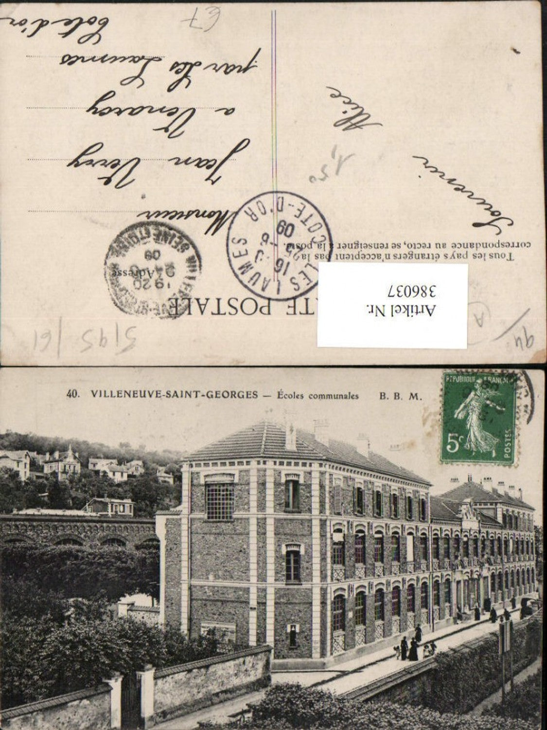 386037,Ile-de-France Val-de-Marne Villeneuve-Saint-Georges Ecoles Communales Schule