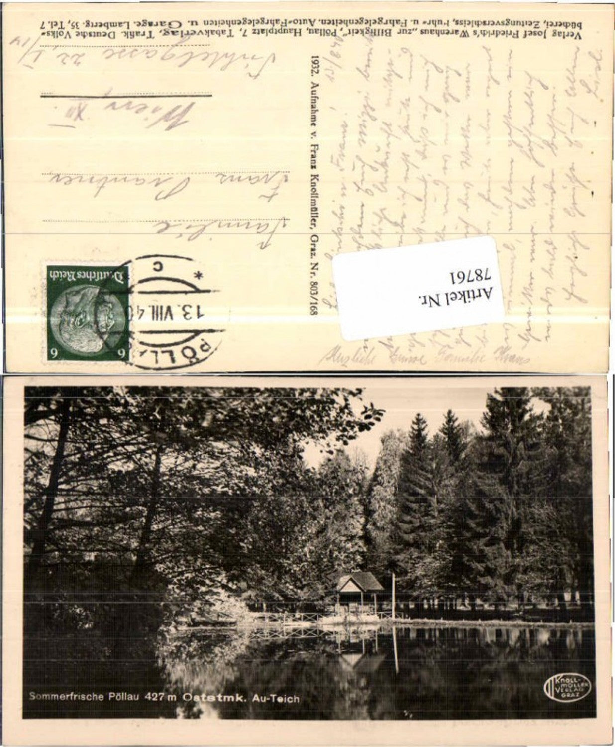 Alte Ansichtskarte – Old Postcard