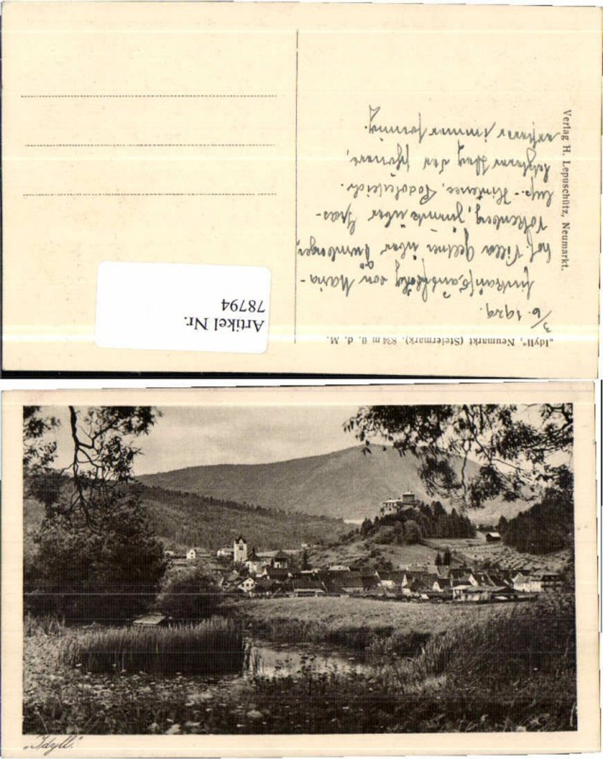 Alte Ansichtskarte – Old Postcard