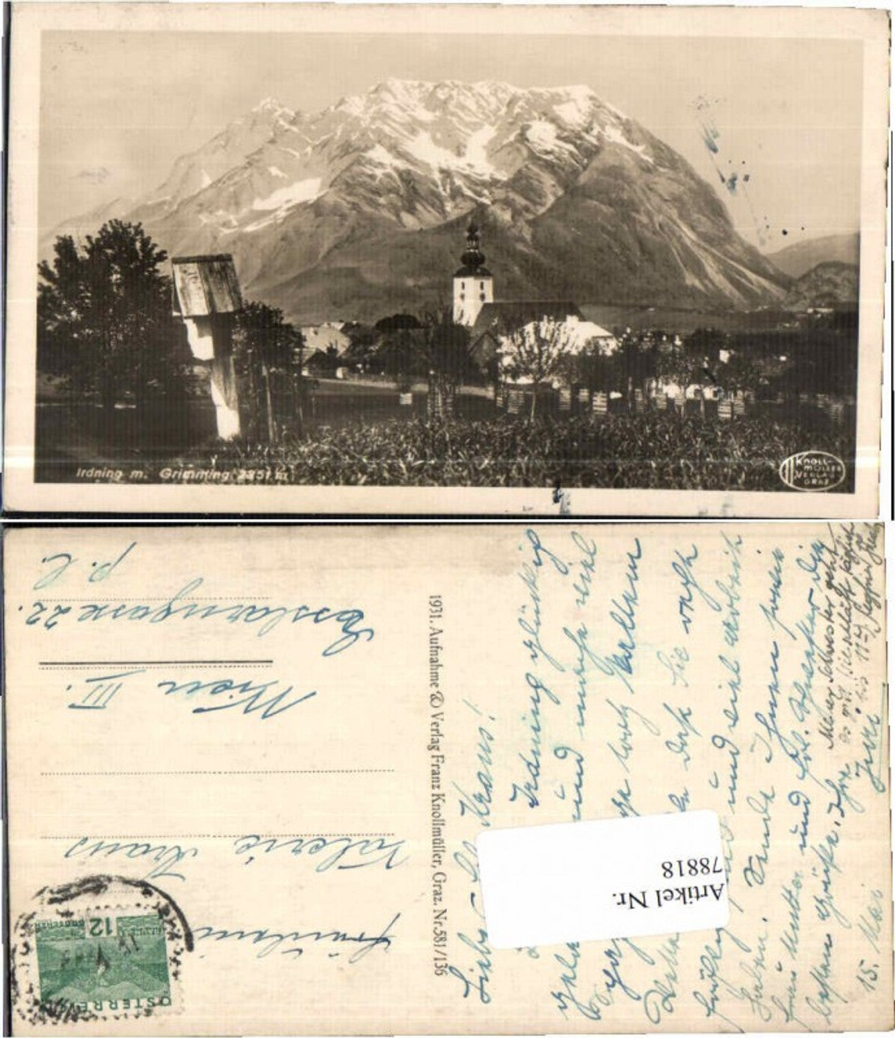 Alte Ansichtskarte – Old Postcard