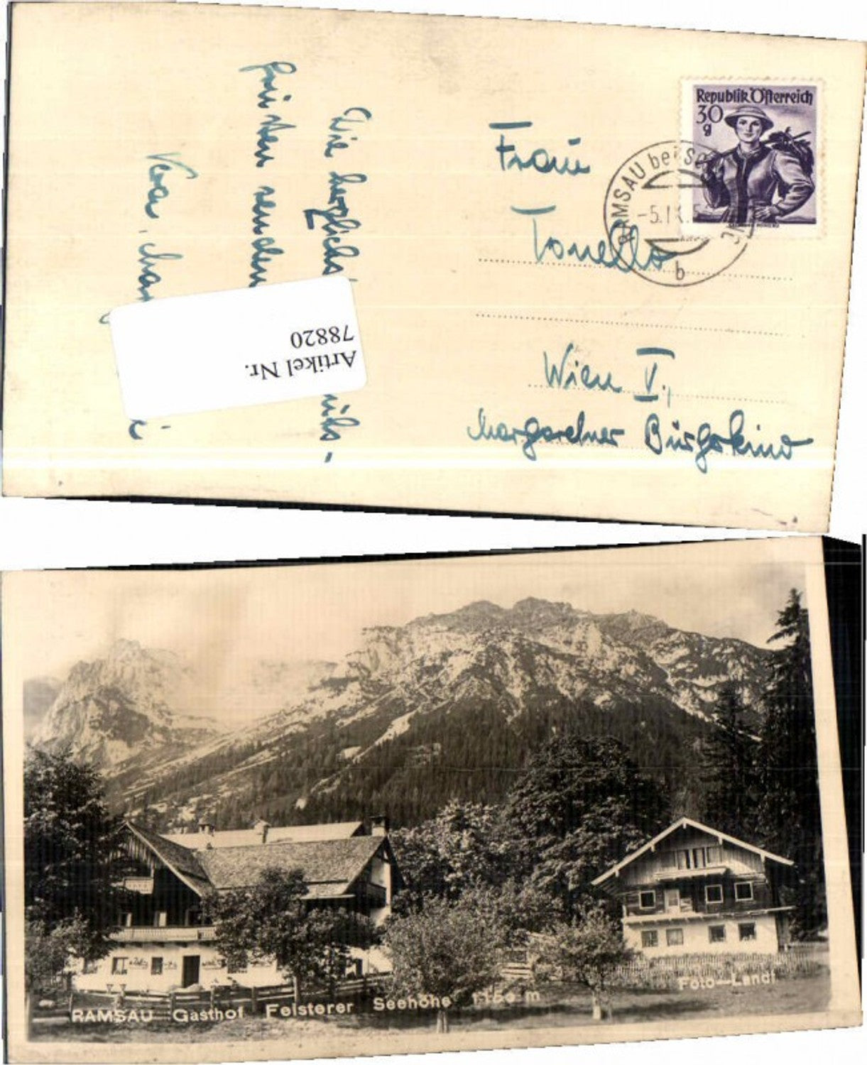 Alte Ansichtskarte – Old Postcard