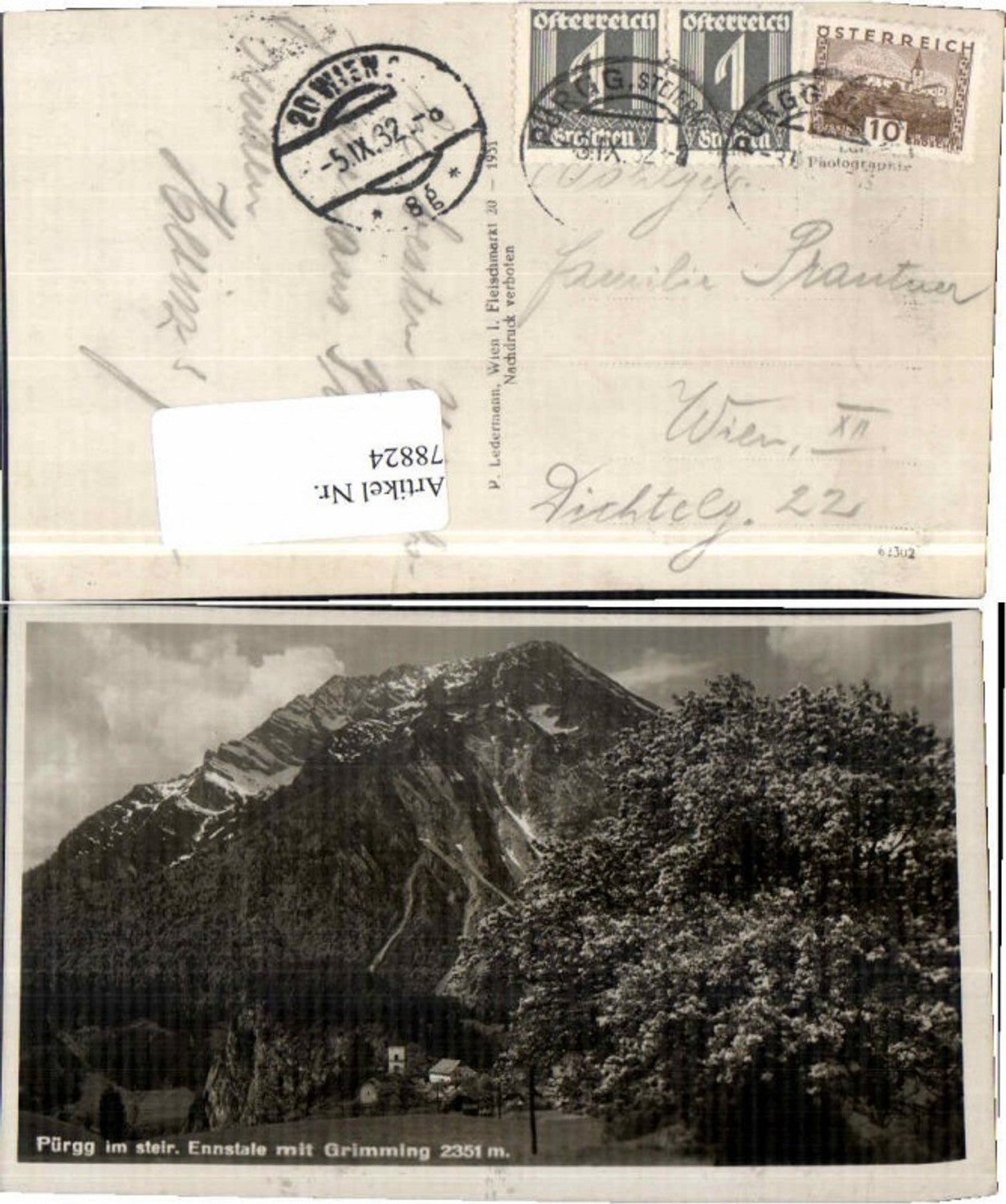 Alte Ansichtskarte – Old Postcard