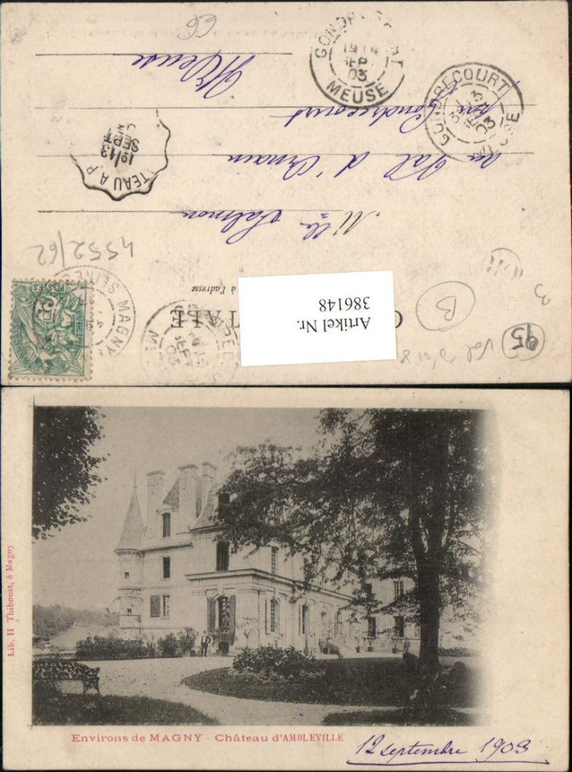 386148,Ile-de-France Val-Oise Magny Chateau d'Ambleville Schloss