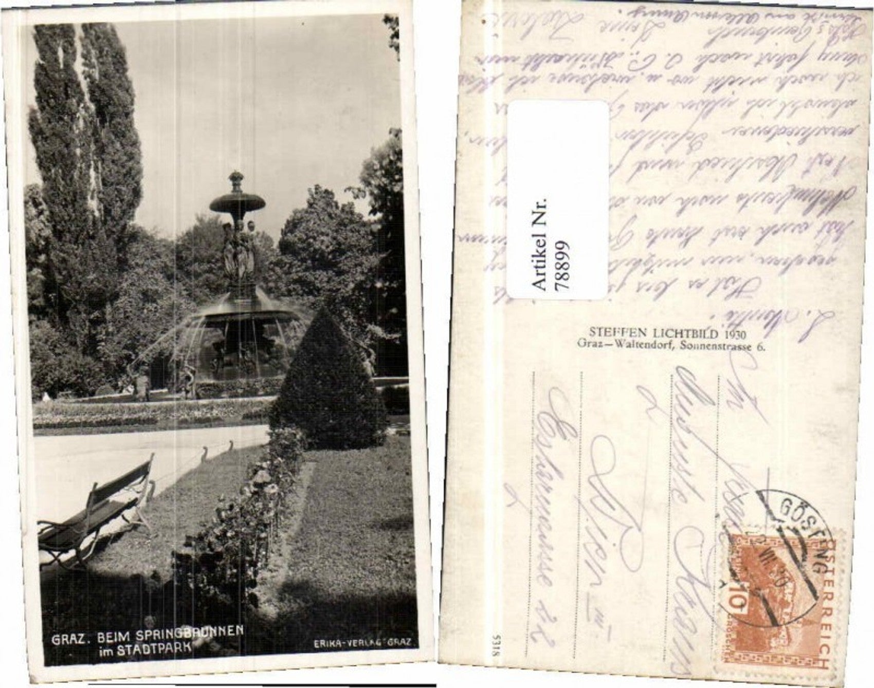 Alte Ansichtskarte – Old Postcard