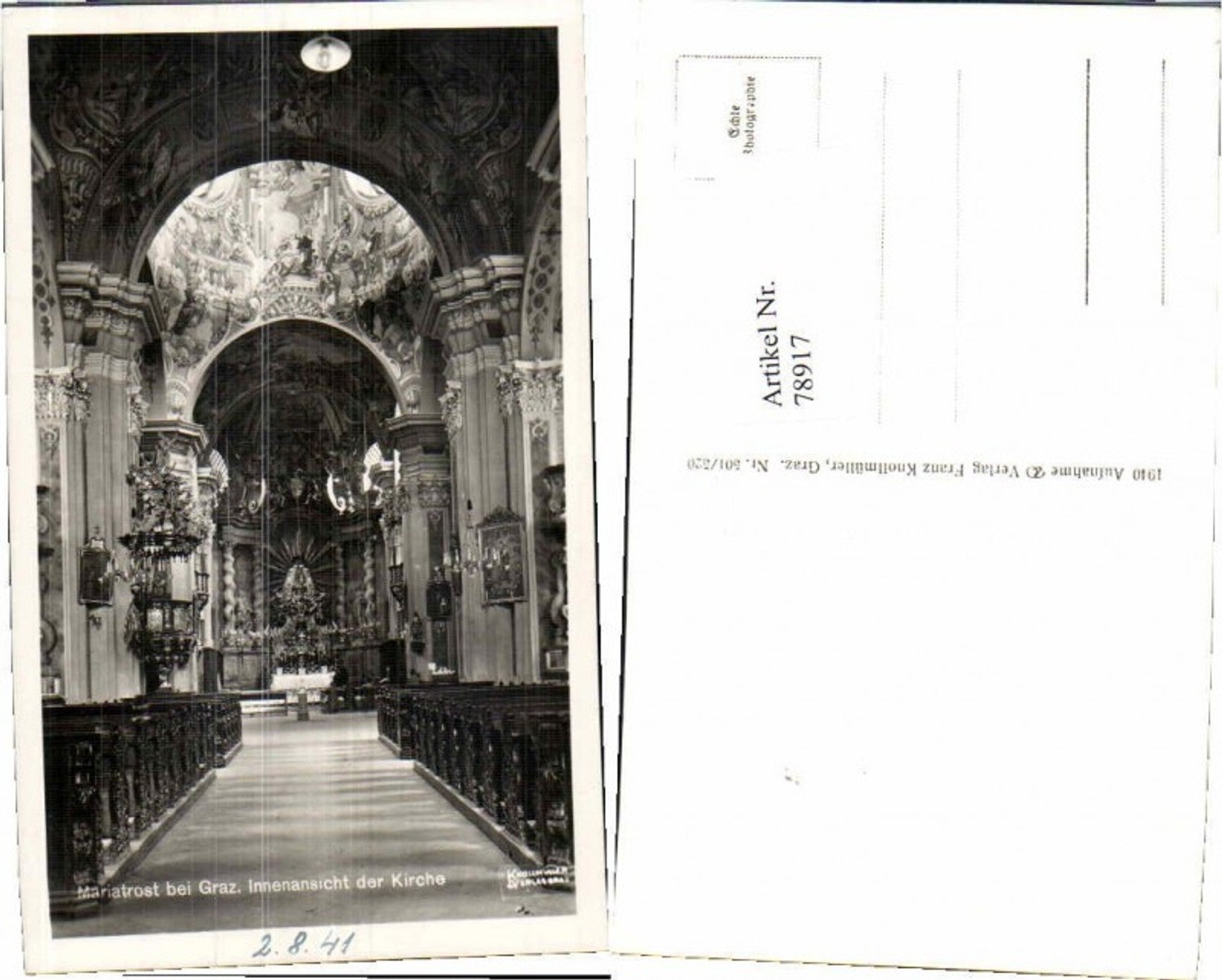 Alte Ansichtskarte – Old Postcard