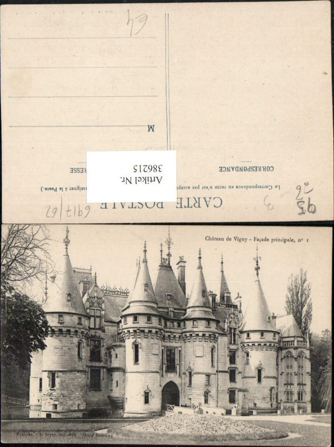386215,Ile-de-France Val-Oise Vigny Chateau Schloss