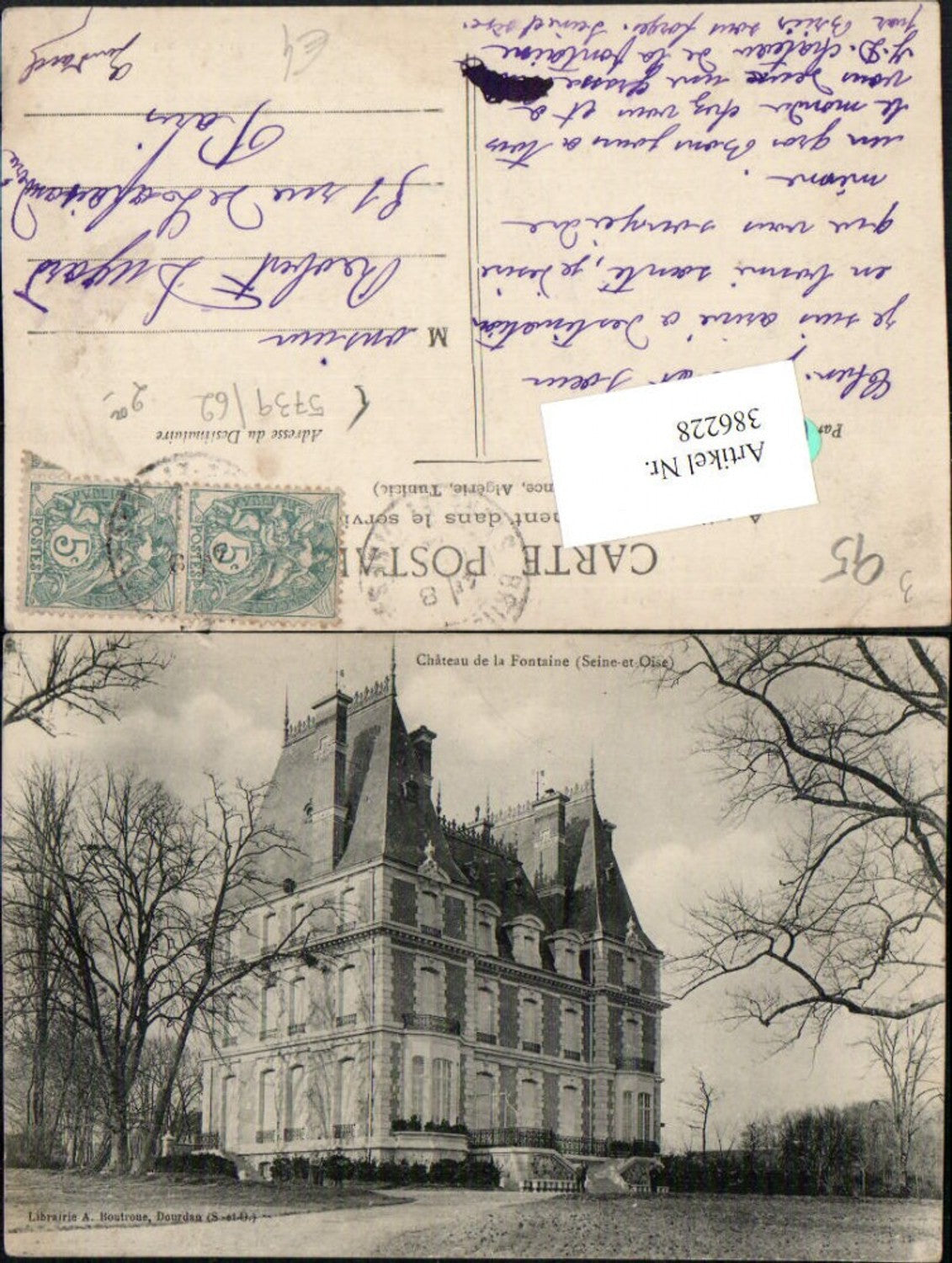 386228,Ile-de-France Val-Oise Chateau de la Fontaine Schloss