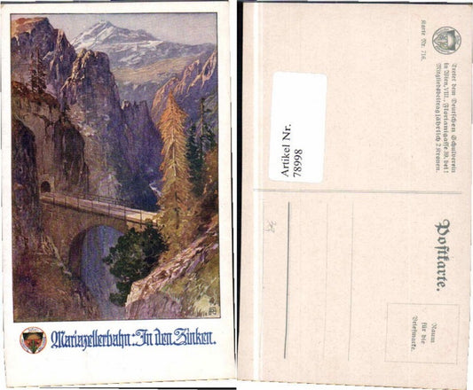 78998,Dt Schulverein 716 Mariazellerbahn Zinken Mitterbach