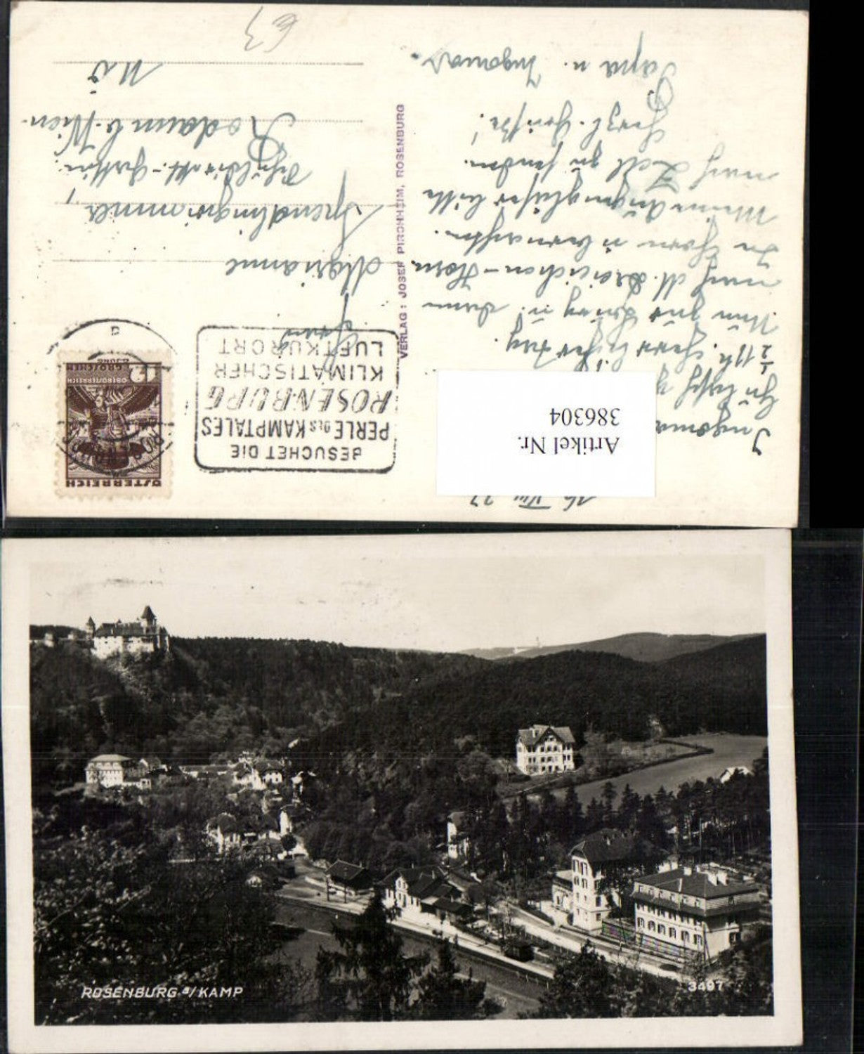 386304,Rosenburg am Kamp Totale m. Schloss