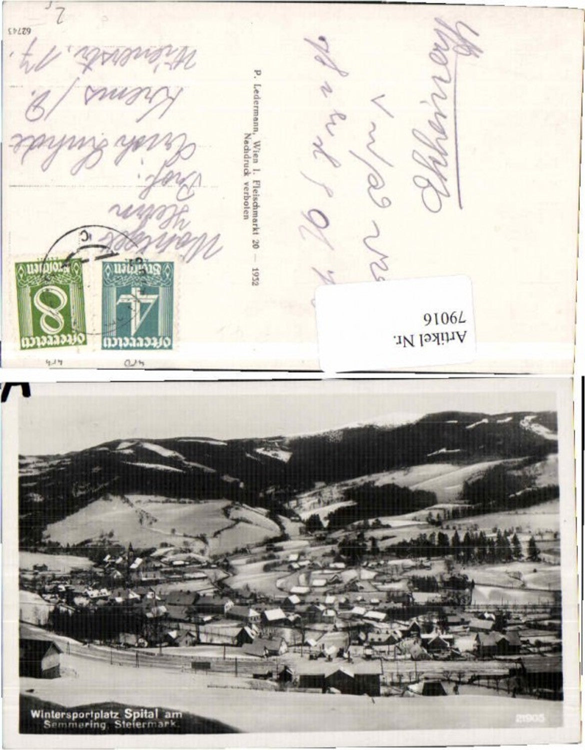 Alte Ansichtskarte – Old Postcard