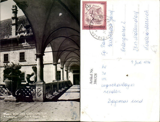 386328,Schloss Greillenstein Museum Arkadengang Arkaden