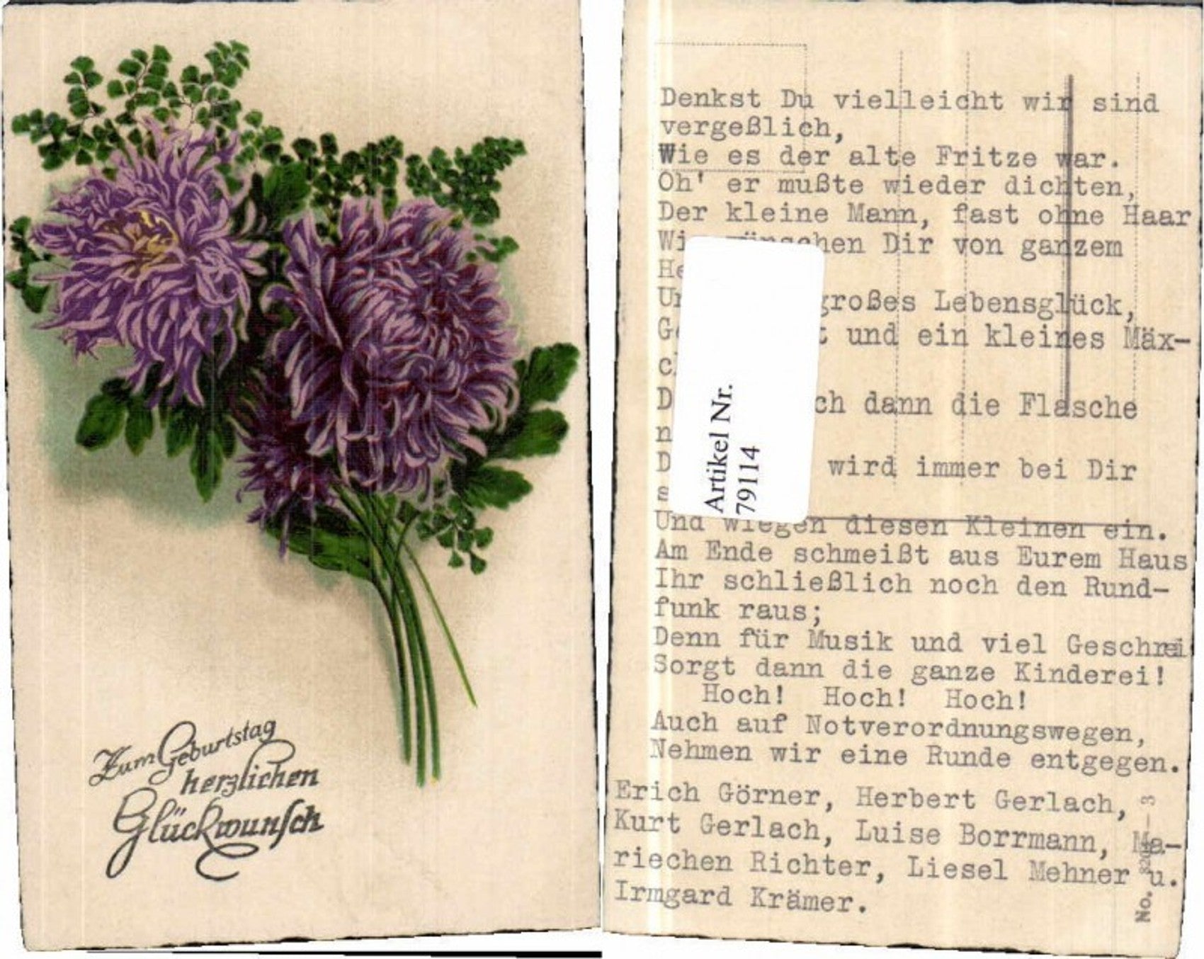 Alte Ansichtskarte – Old Postcard