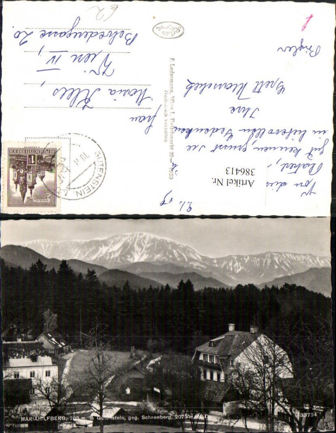 Alte Ansichtskarte – Old Postcard