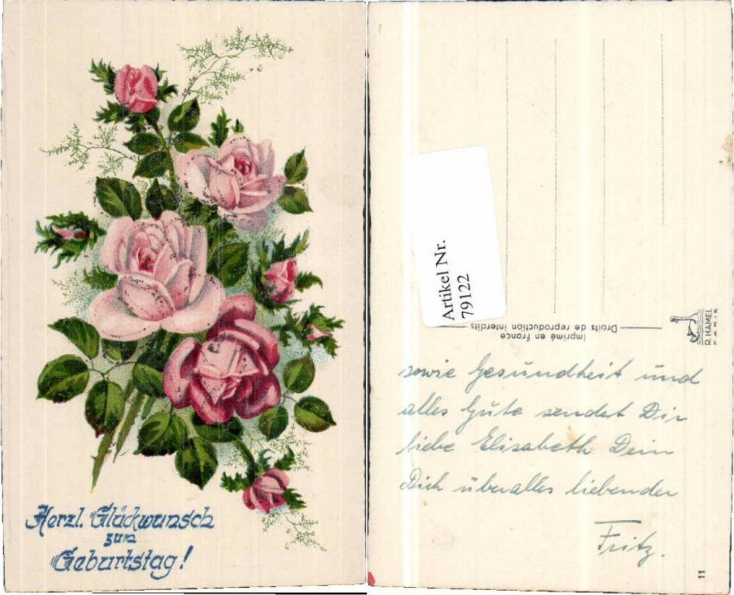 Alte Ansichtskarte – Old Postcard