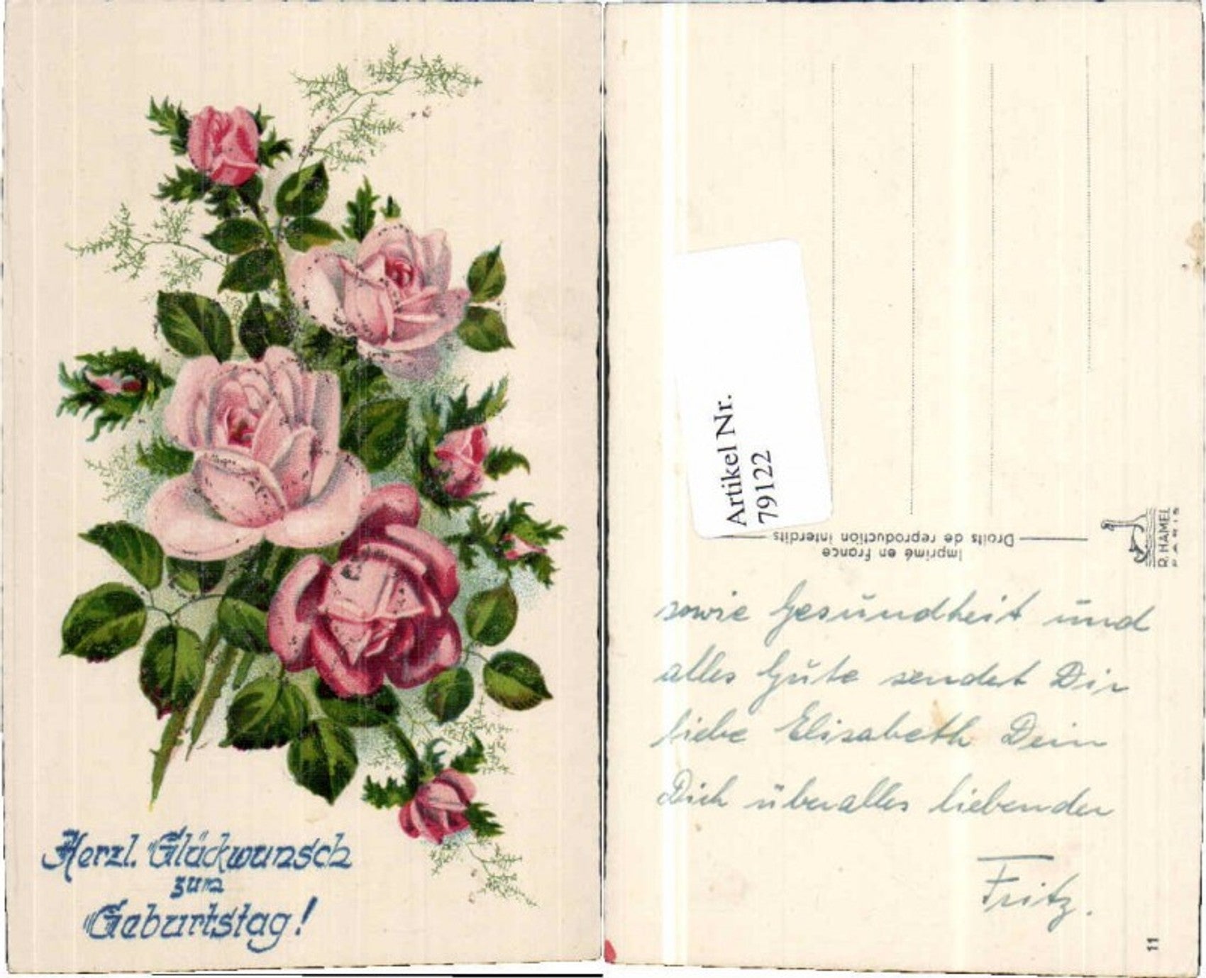 Alte Ansichtskarte – Old Postcard