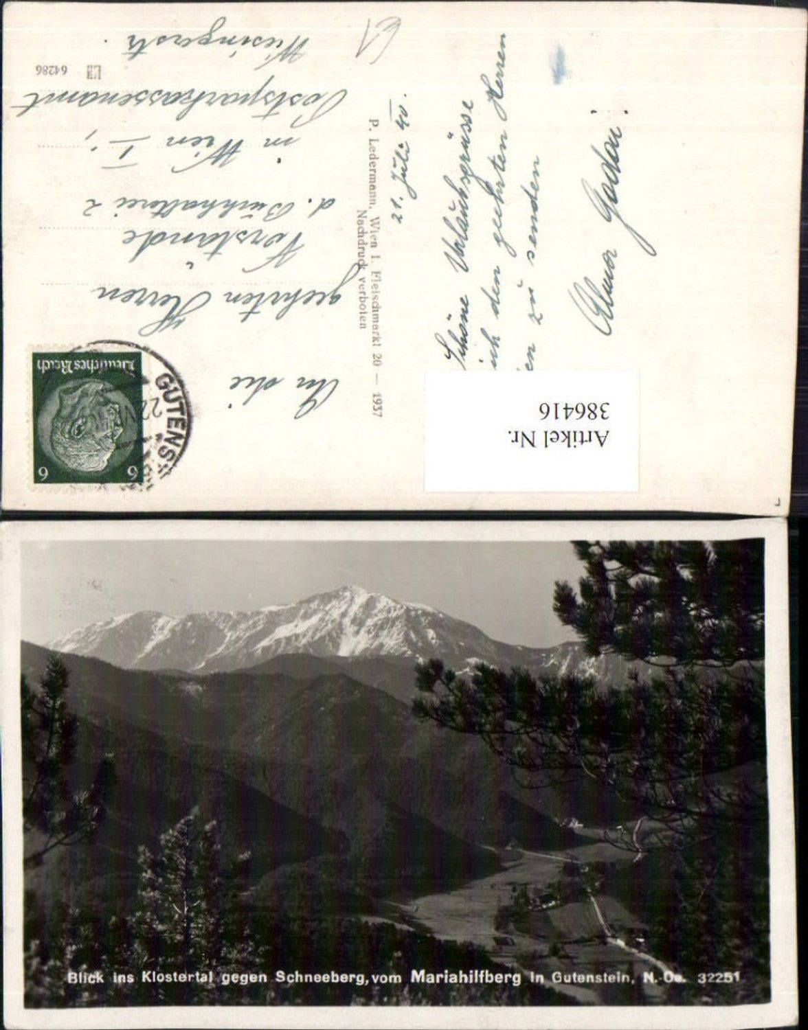 Alte Ansichtskarte – Old Postcard