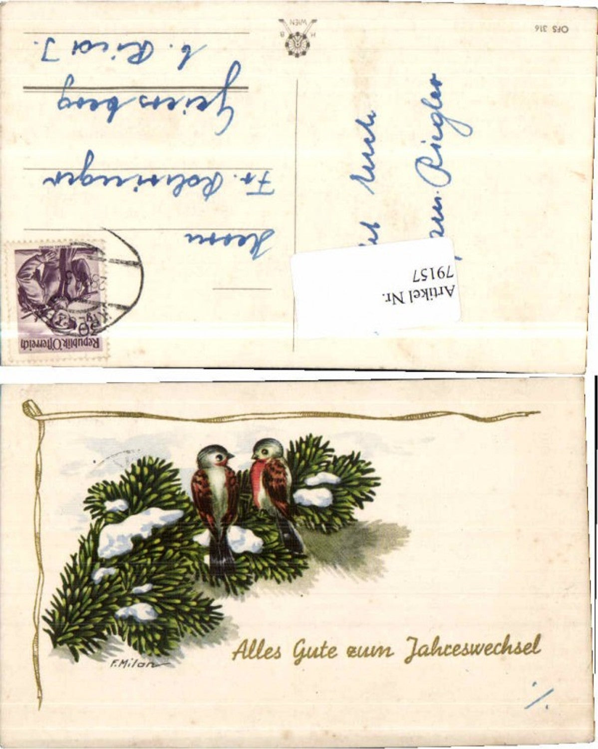 Alte Ansichtskarte – Old Postcard