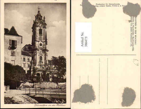 386473,Dürnstein in d. Wachau Stiftkirche Kirche