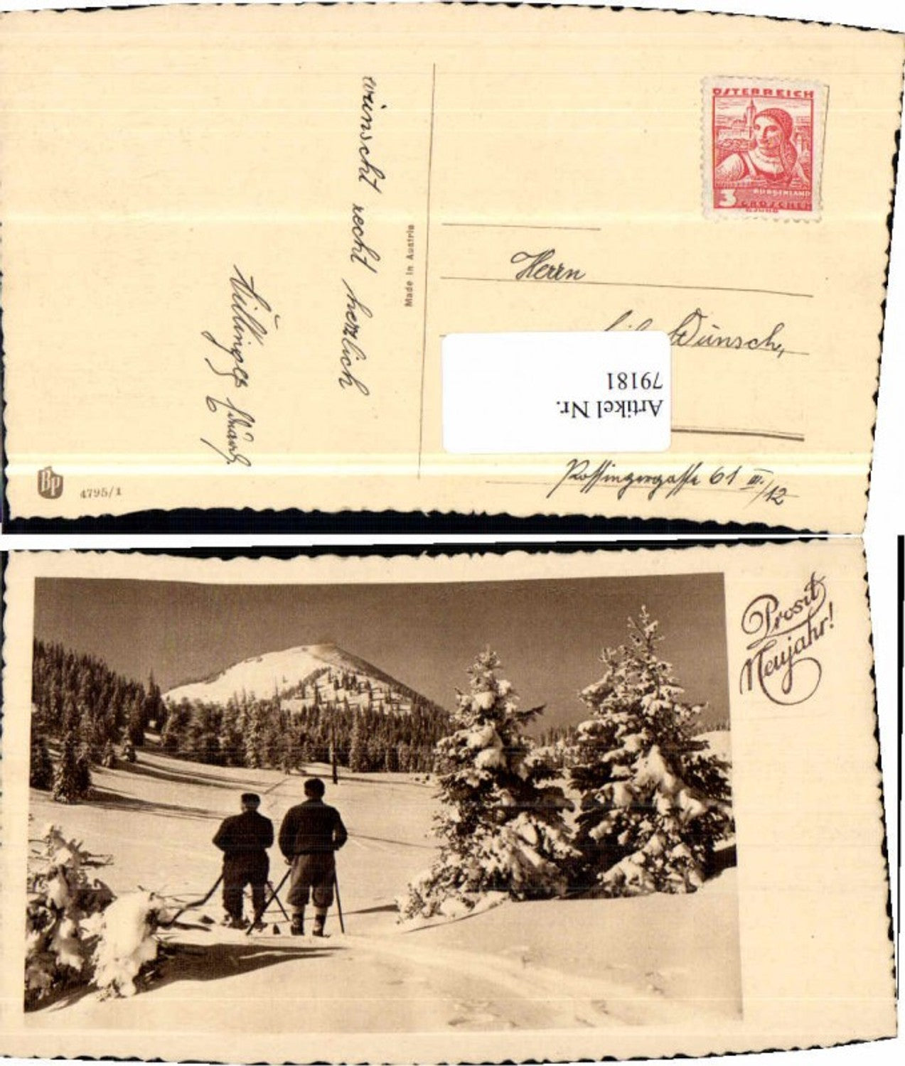 Alte Ansichtskarte – Old Postcard