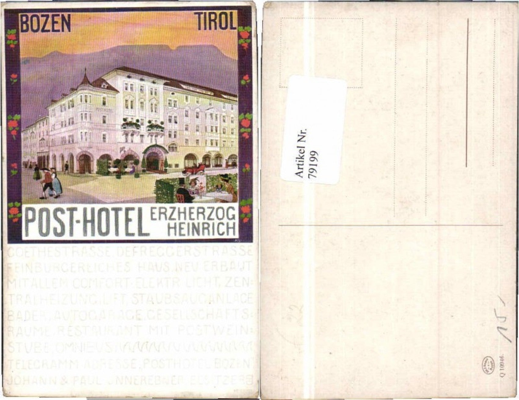 Alte Ansichtskarte – Old Postcard