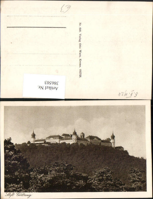 386503,Stift Göttweig b. Furth