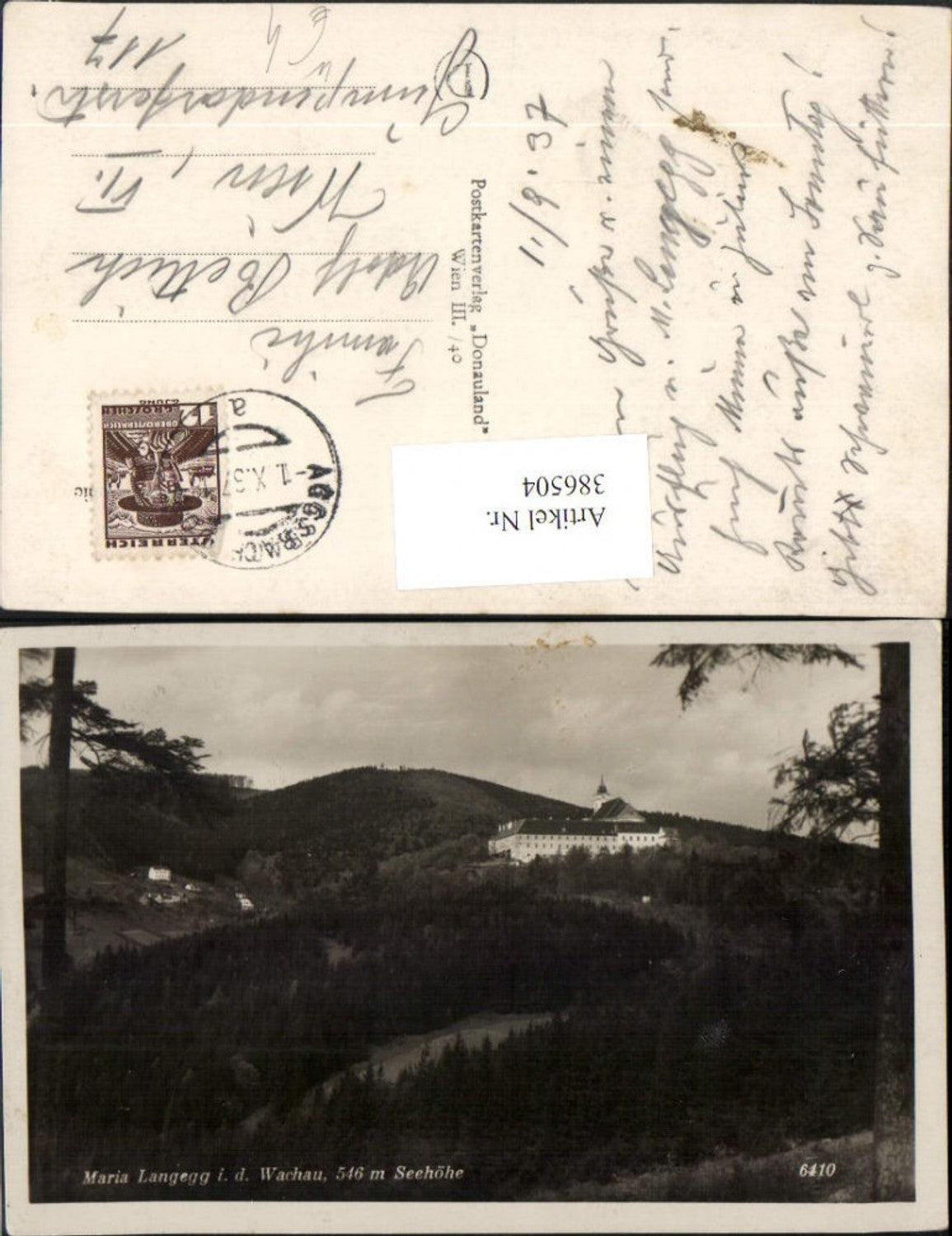 386504,Maria Langegg in d. Wachau Kirche b. Mautern