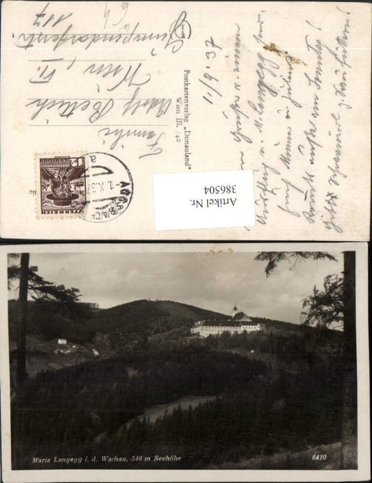 386504,Maria Langegg in d. Wachau Kirche b. Mautern