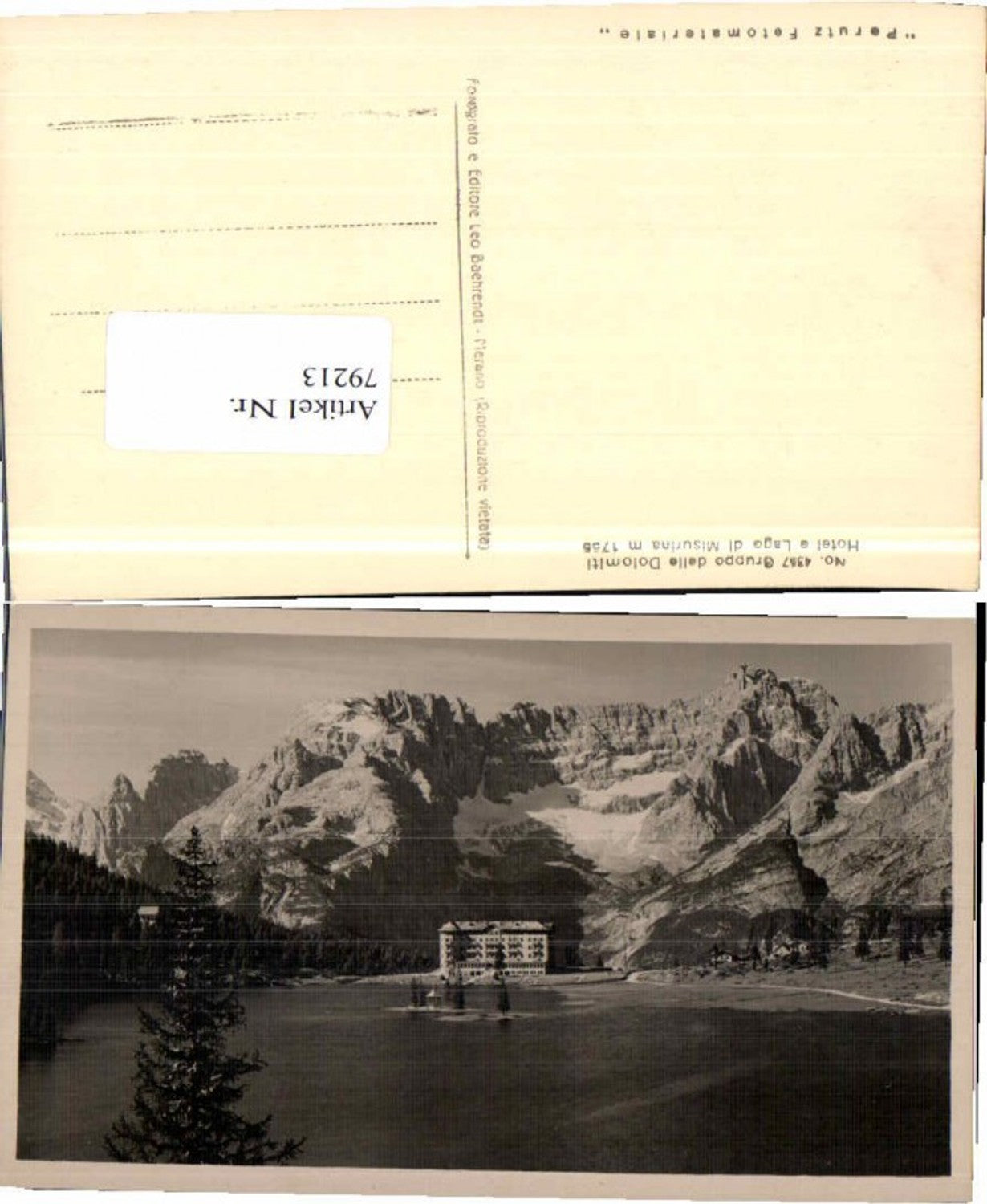 Alte Ansichtskarte – Old Postcard
